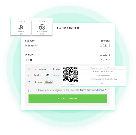 Example of different checkouts available